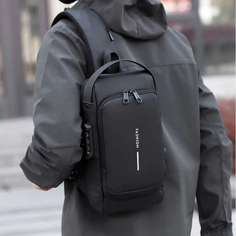 🎒Mochila Antirrobo para Hombre – Seguridad y Estilo en un Solo Diseño👮